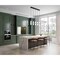 Z-Lite Cayden Linear Chandelier, 5-Light, 4.75in W x 42in L x 16.75in H, Matte Black/Clear, Etched Opal 1946P-5L-MB - alternate 6